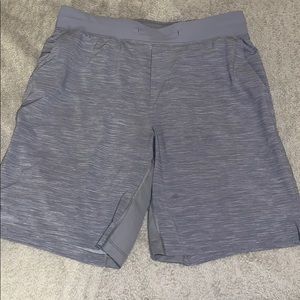 Lululemon grey linerless THE short